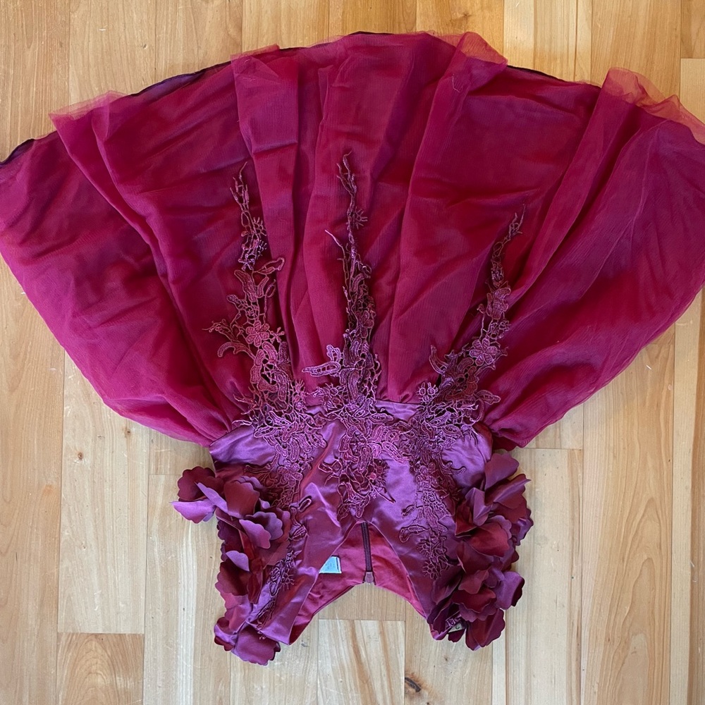 Toddler holiday/flower girl dress: 3T